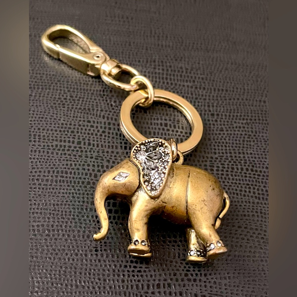 Ann Taylor Elephant Charm Key Holder
